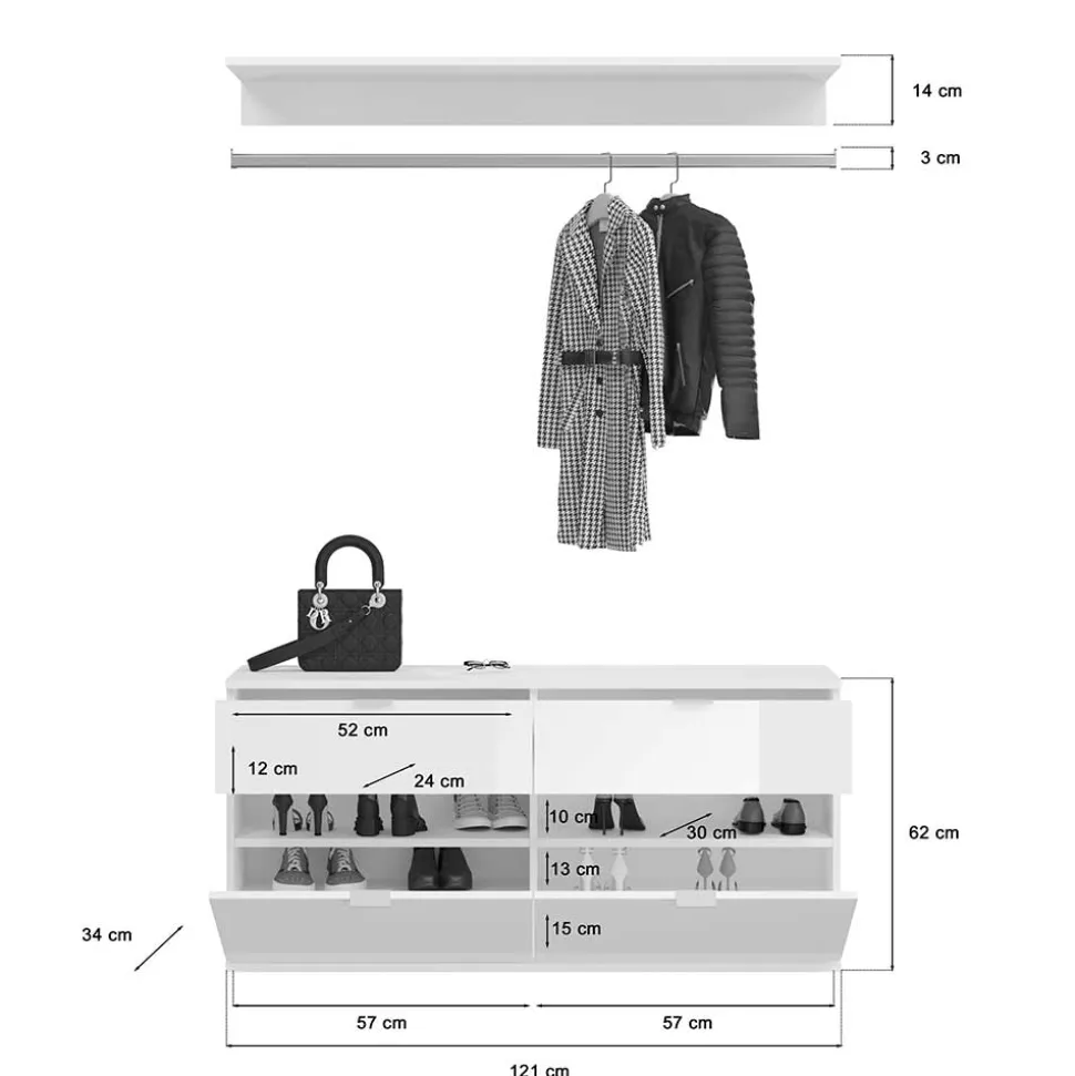 Ankleidezimmer Schrankwand Ridonner