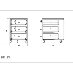 Arbeitszimmermöbel Set Rameros