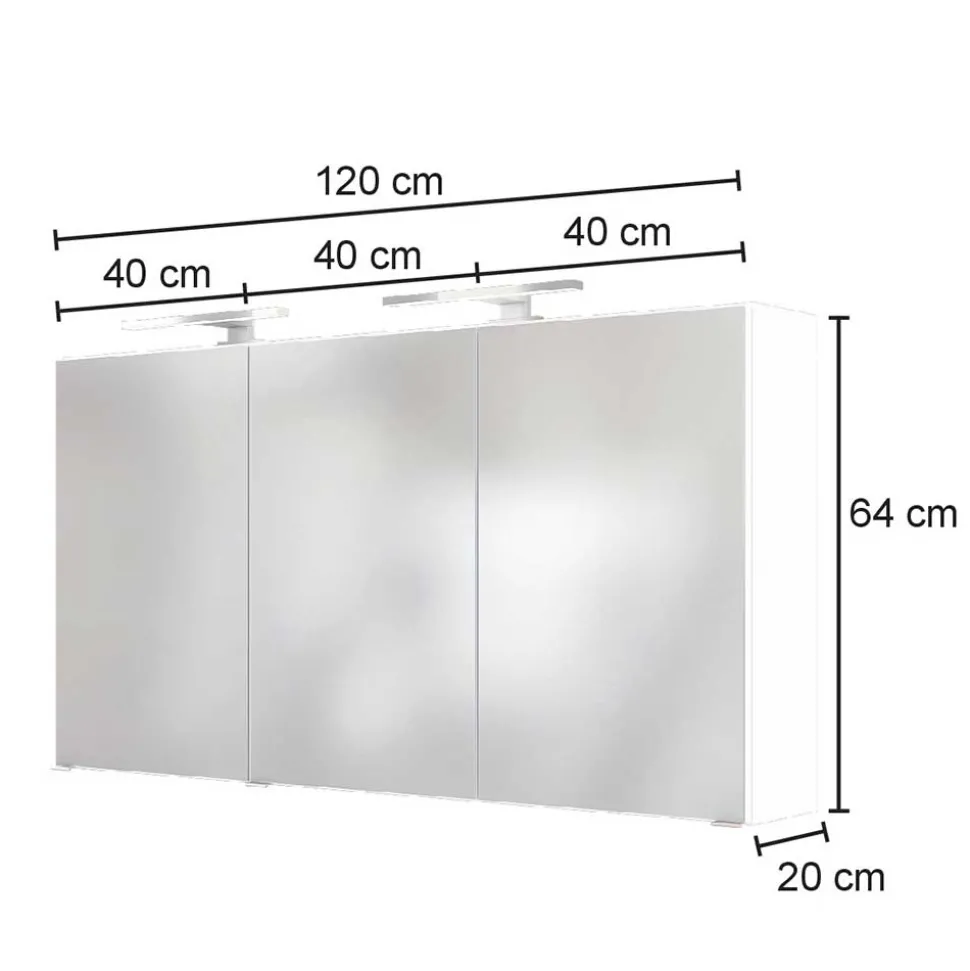 Bad Spiegelschrank Jalexda