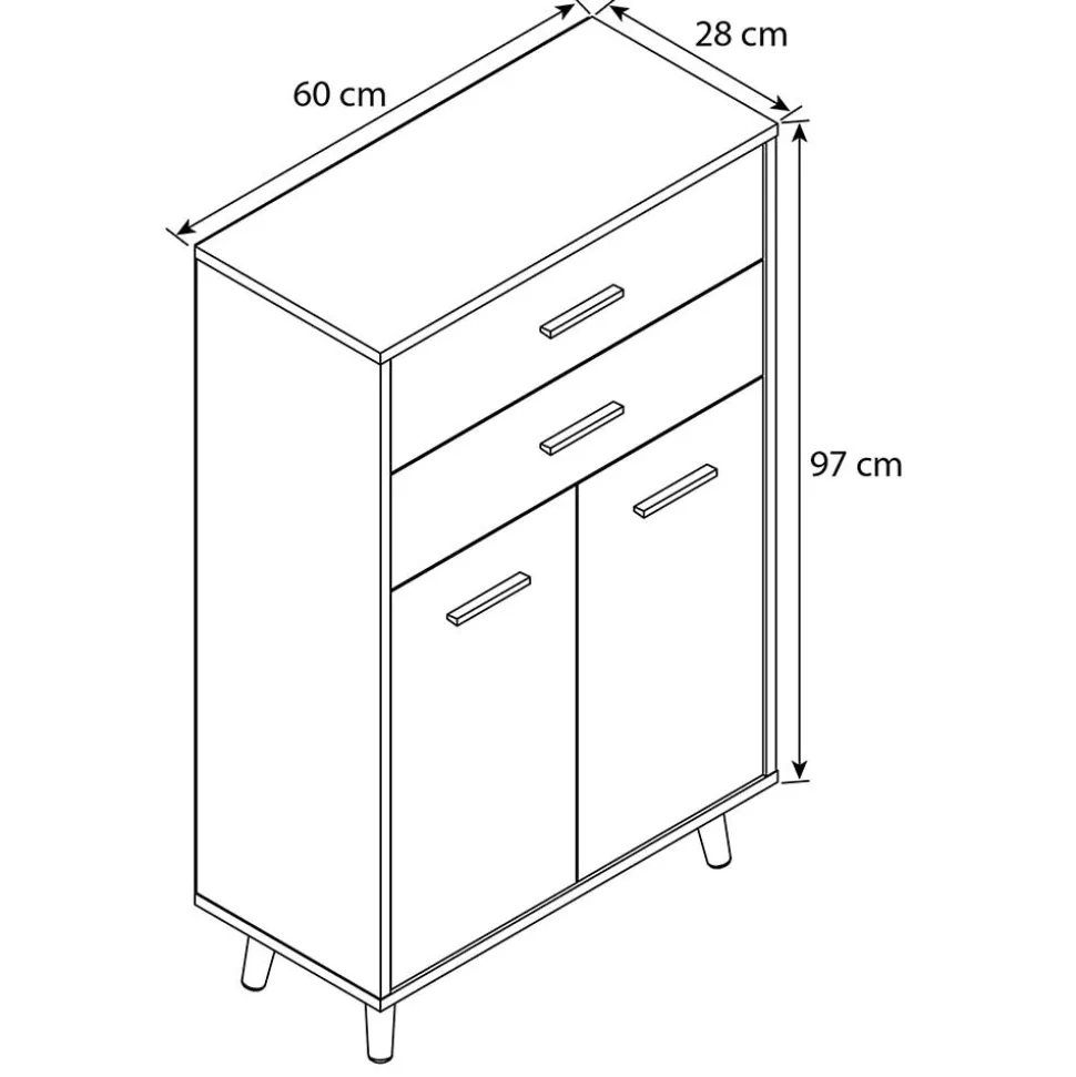 Badezimmer Highboard Nua