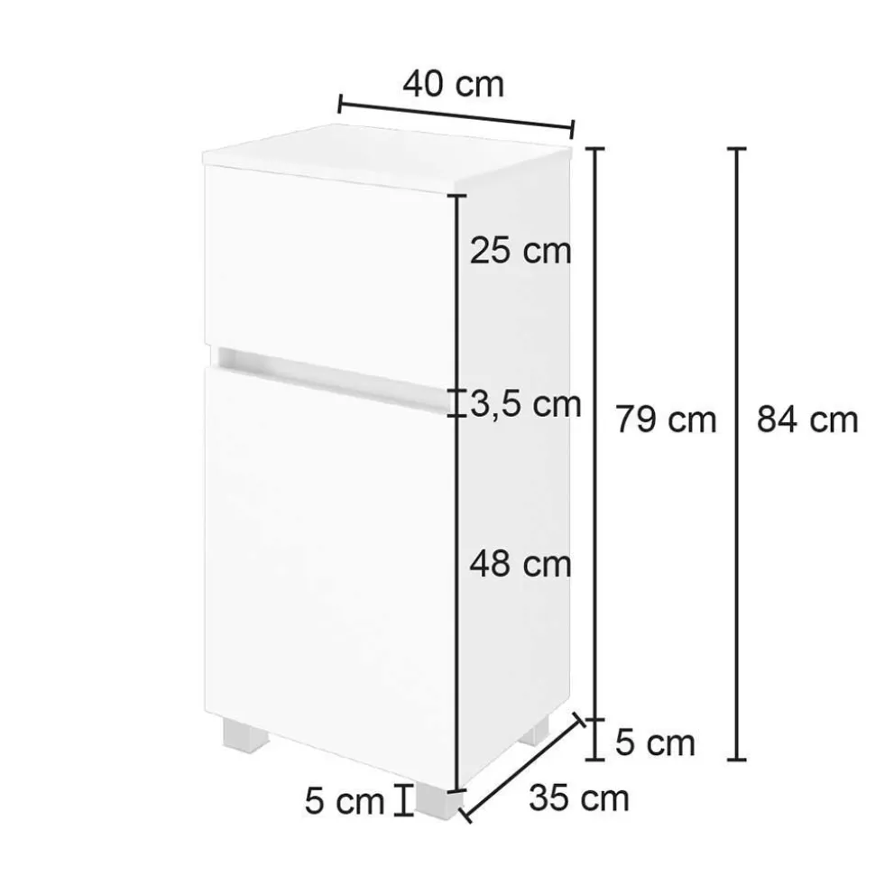 Badmöbel Komplettset Varison