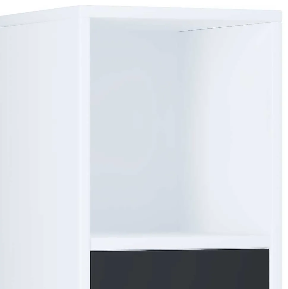Badmöbel Set schwarz weiß Panales