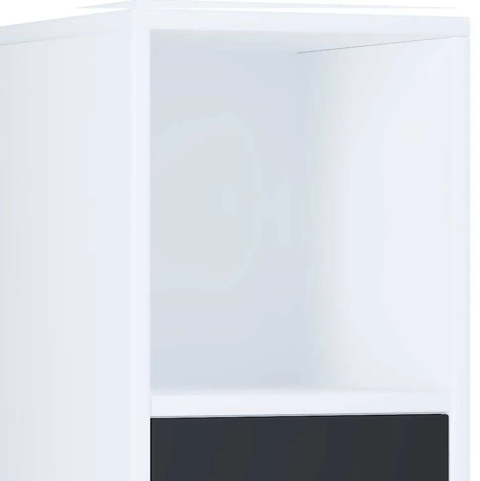 Badschrank Schwarz Weiß Panales