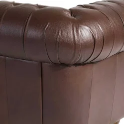 Chesterfield Leder Couch Leandra