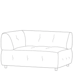 Cord Modulsofa Ecke links Furios