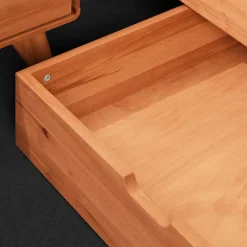 Dachschrägen Holzbett Stenov