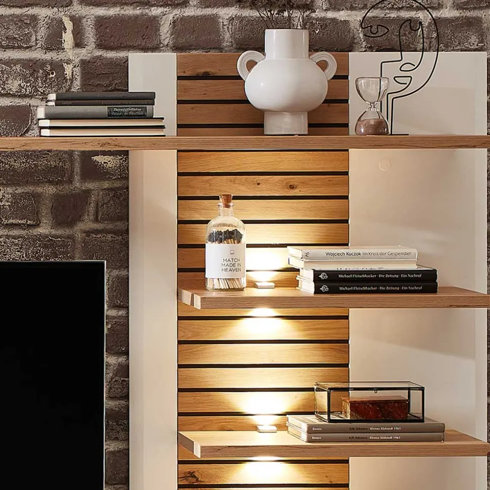 Design Wohnwand zweifarbig Luzie