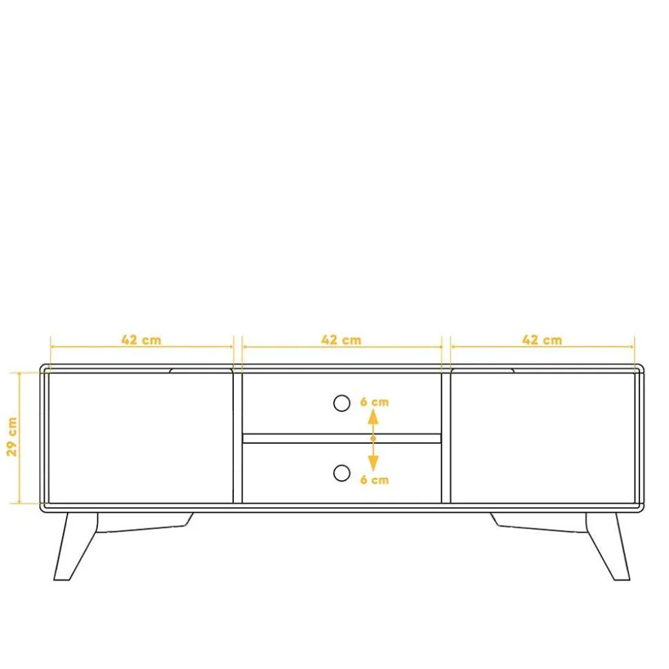 Fernsehertisch Triancova