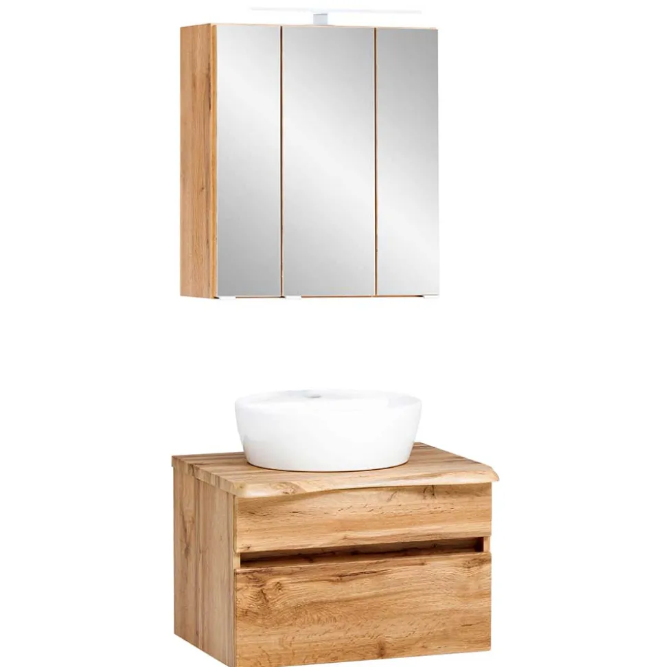 Gäste WC Set Holzoptik Kropenia
