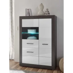 Hochglanz Anbauwand Jains
