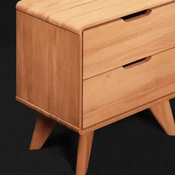 Holz Doppelbett Stenov