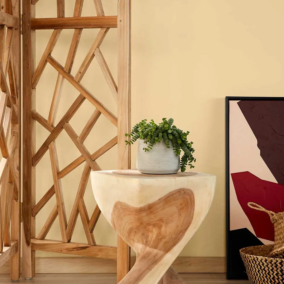 Holz Paravant Adendras