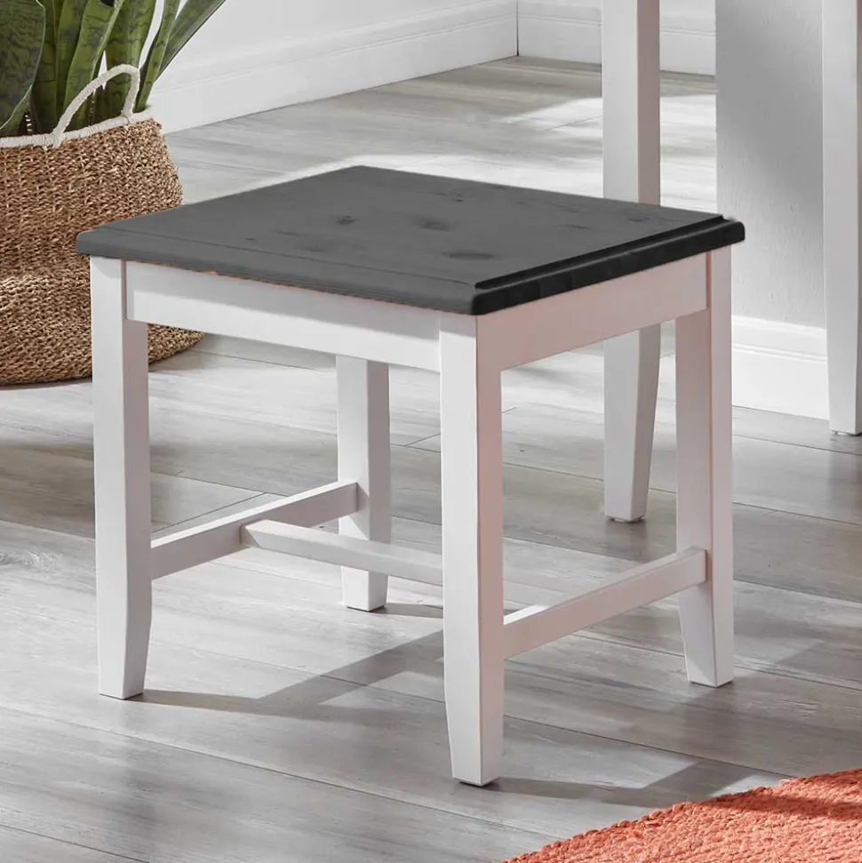 Holz Sitzhocker Boulogne