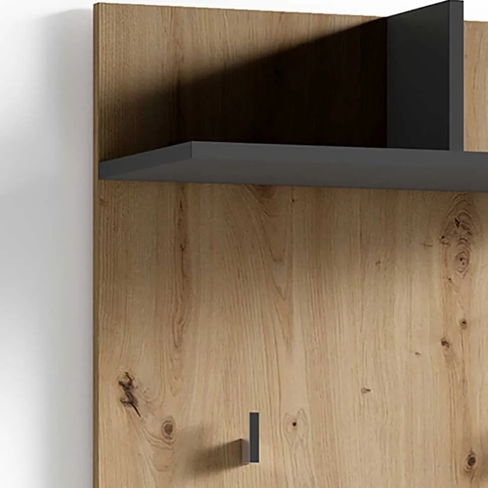 Holzoptik Garderobenpaneel Andy