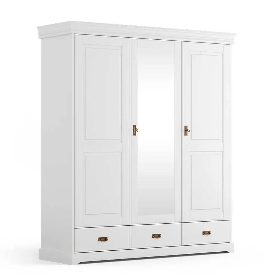 Kleiderschrank Holz Aluko