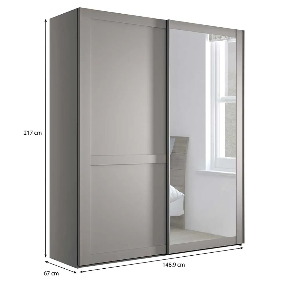 Kleiderschrank Schwebetüren Saconso