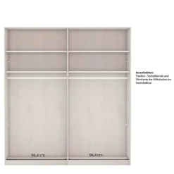 Kleiderschrank Schwebetüren Saconso