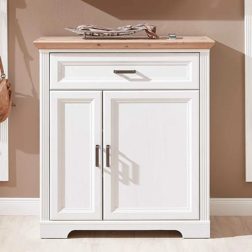 Landhaus Schuhschrank Lecara