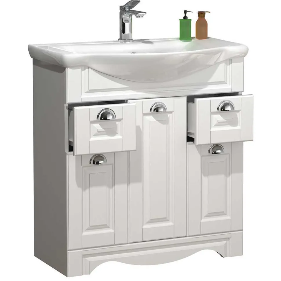 Landhausstil Badezimmermöbel Set Exmadura