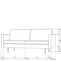 Loungesofa Brunca