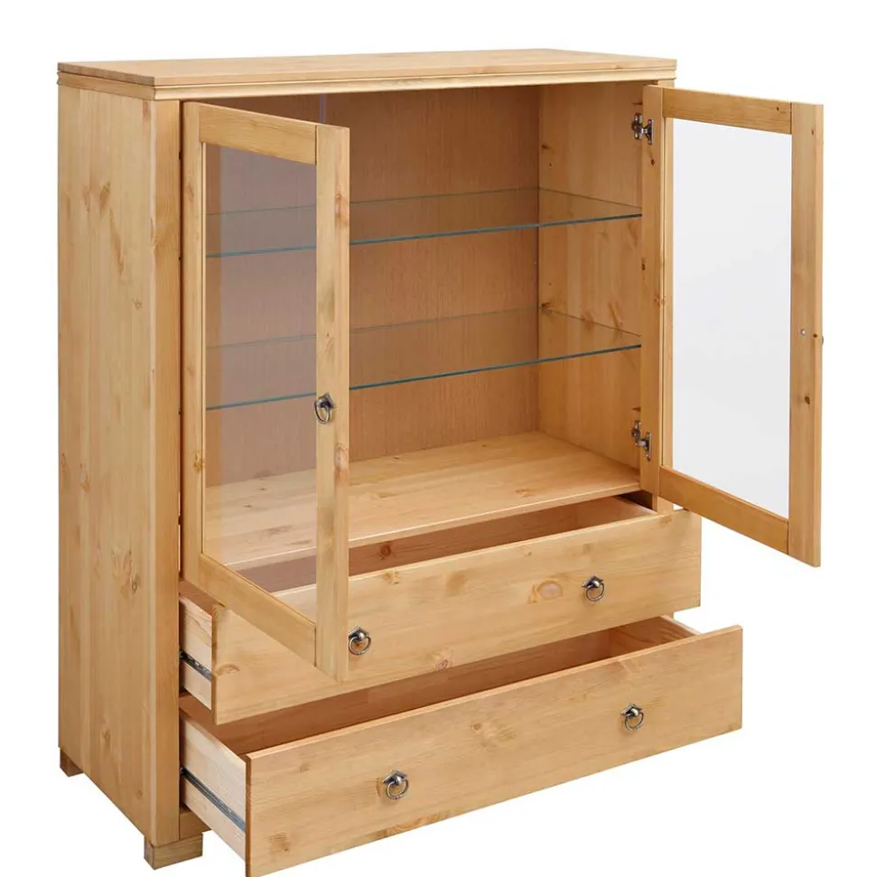 Massivholz Highboard Samoon