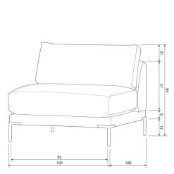 Modulares Sofa Kahilke