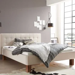 Polster Bett Beige Barlee