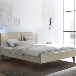 Polster Bett Beige Camtuna