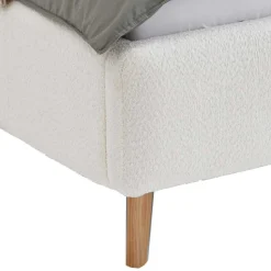 Polster Bett Cremeweiß Glorious