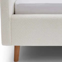 Polster Bett Cremeweiß Glorious