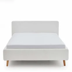 Polster Bett Cremeweiß Uarte