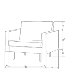 Retro Sessel Domago