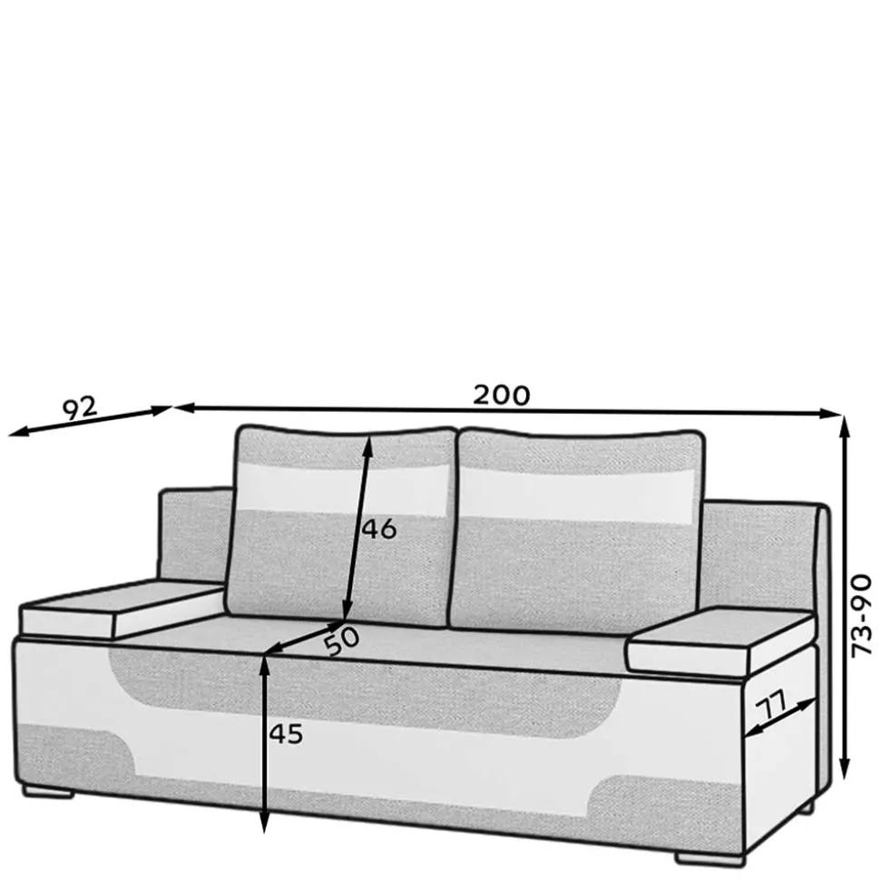 Schlafsofa Shiel