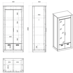 Schlafzimmer Set Studiana