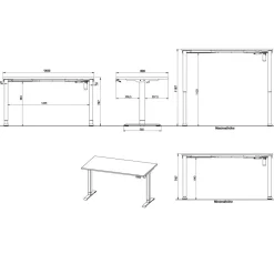 Schreibtisch made in germany Arolds