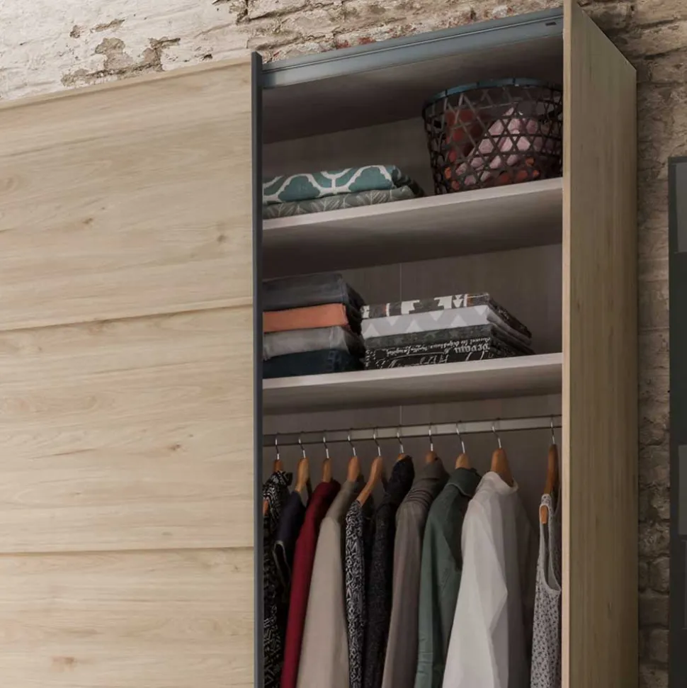 Schwebetürenkleiderschrank Bruvena