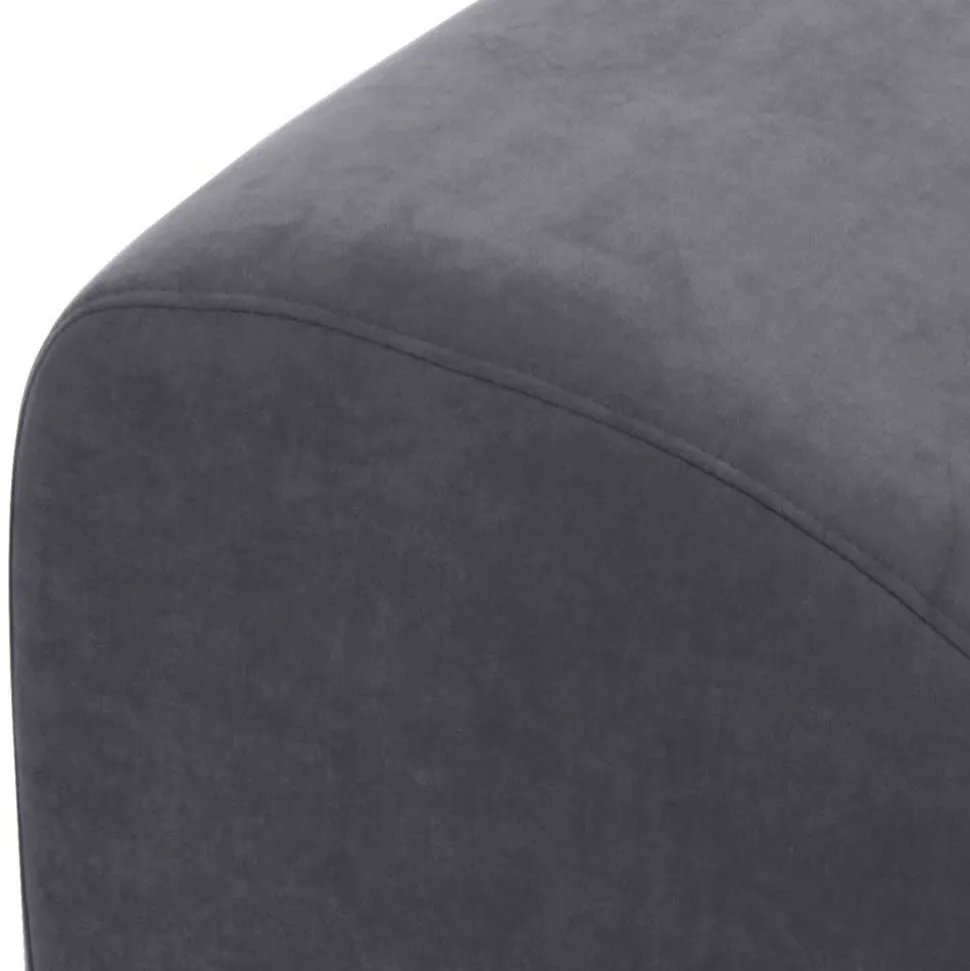Sessel Anthrazit Velours Matrona