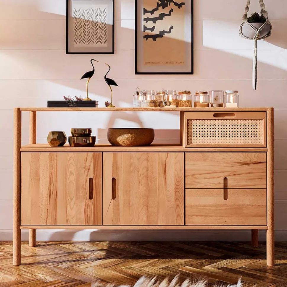 Sideboard mit Rattan Artjes