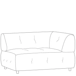 Sofa Element rechts Estravo