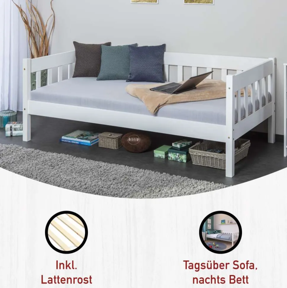 Sofabett mit Lattenrost Carter