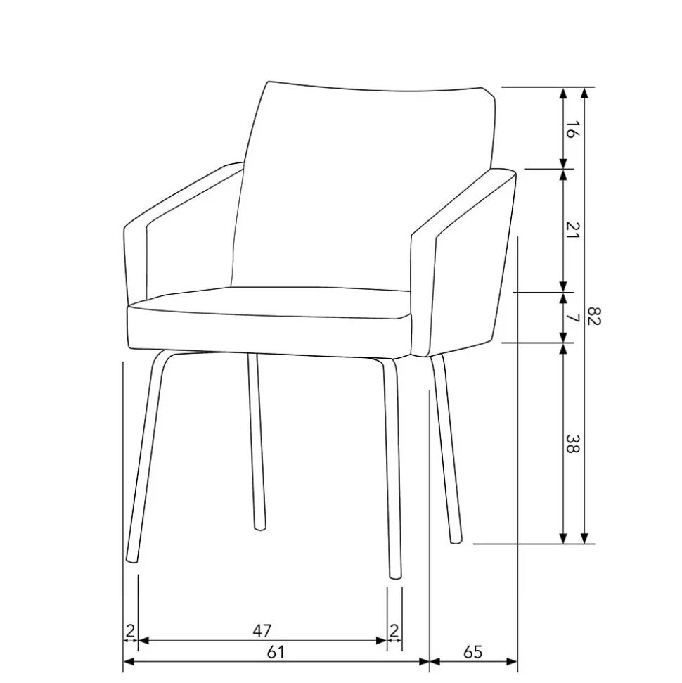 Stühle mit Armlehnen Hihat