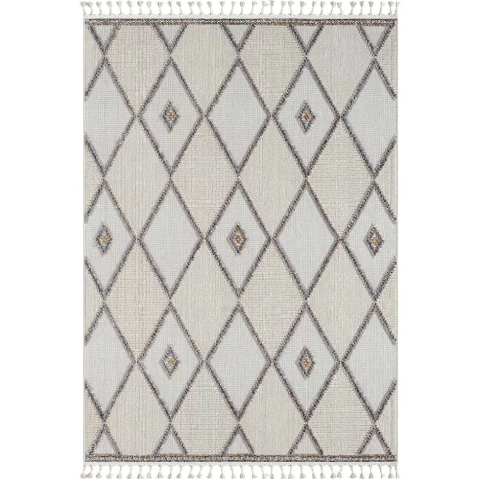 Teppich Beige und Weiß Abbie