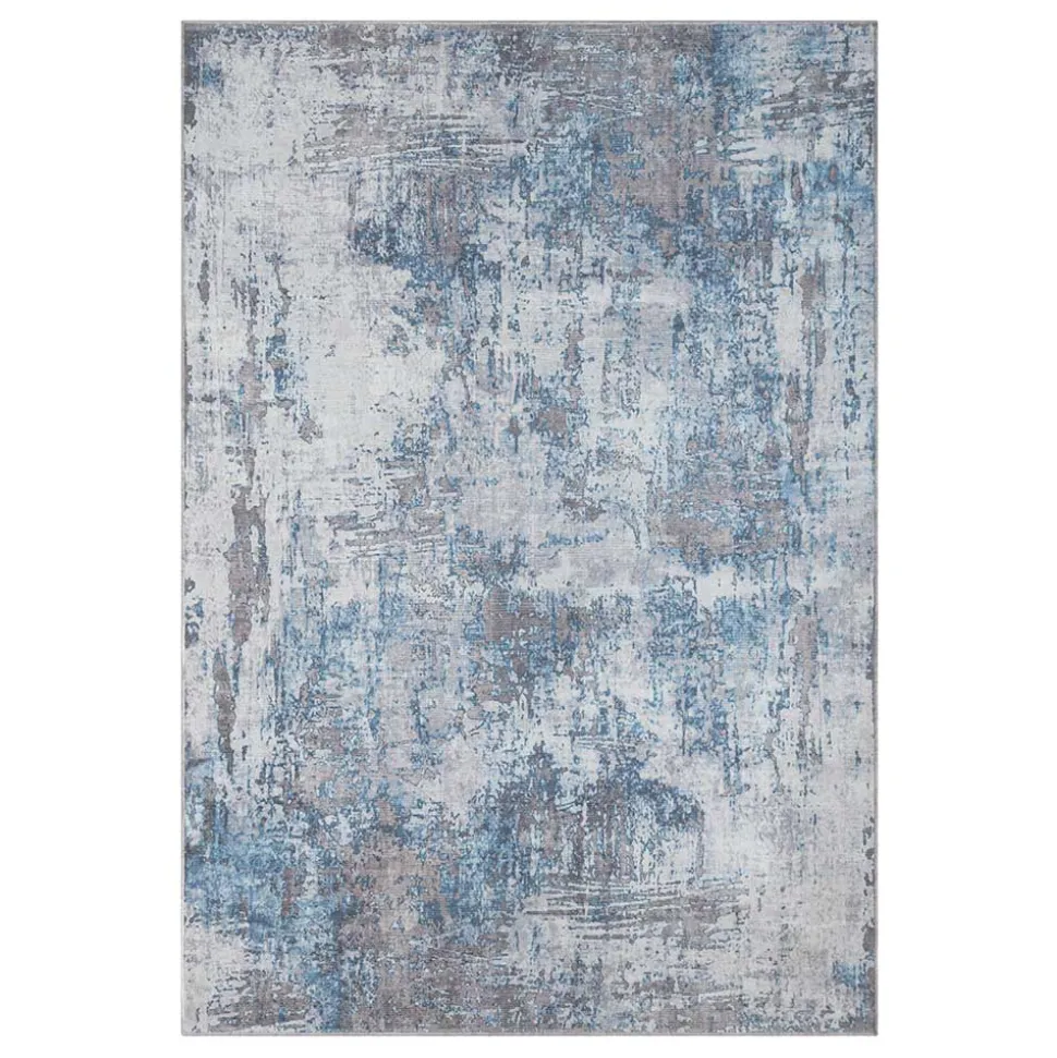Teppich Creme Blau Pyarco