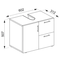 Waschbeckenunterschrank Fancys
