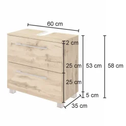 Waschtischschrank Vidorella