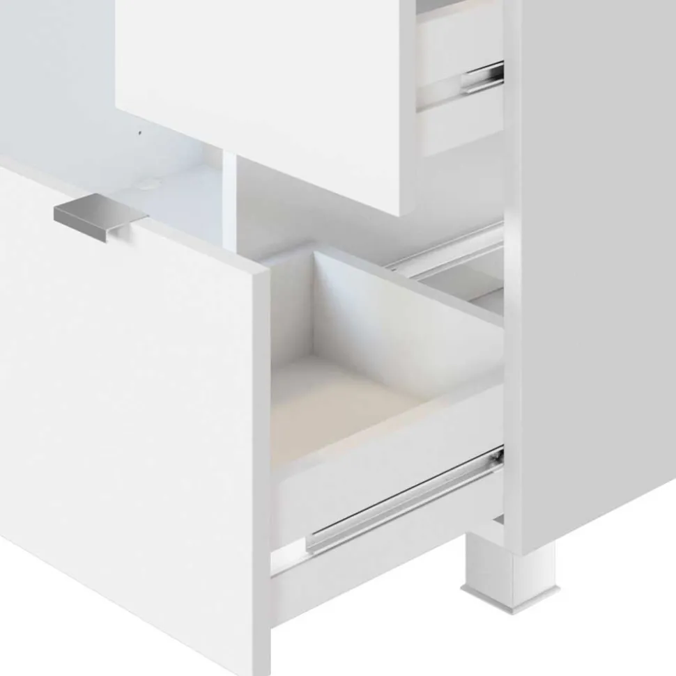 Waschtischunterschrank Graphit