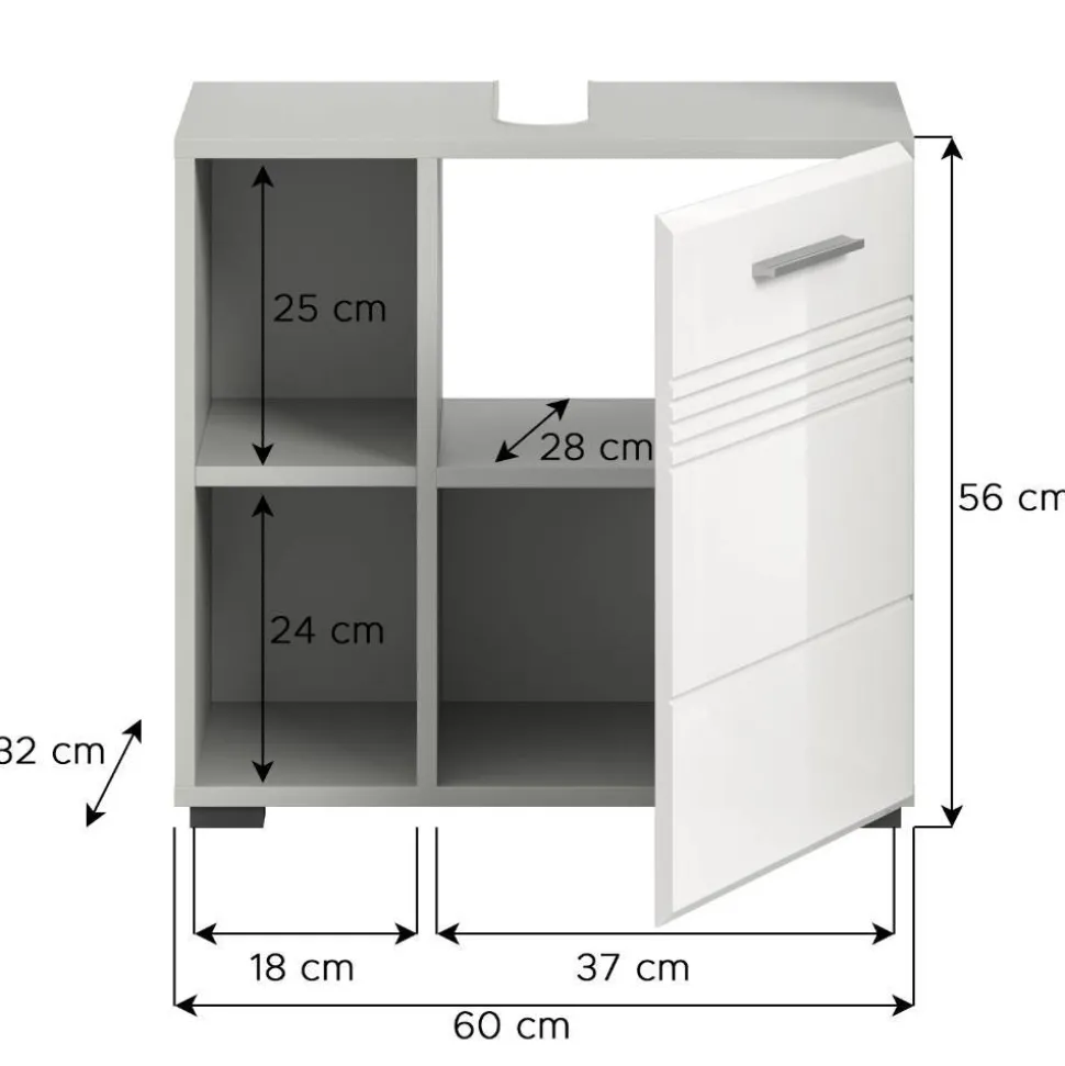 Waschtischunterschrank Ladidas