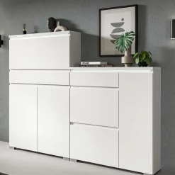Weißer Schuh Schrank Filicudio