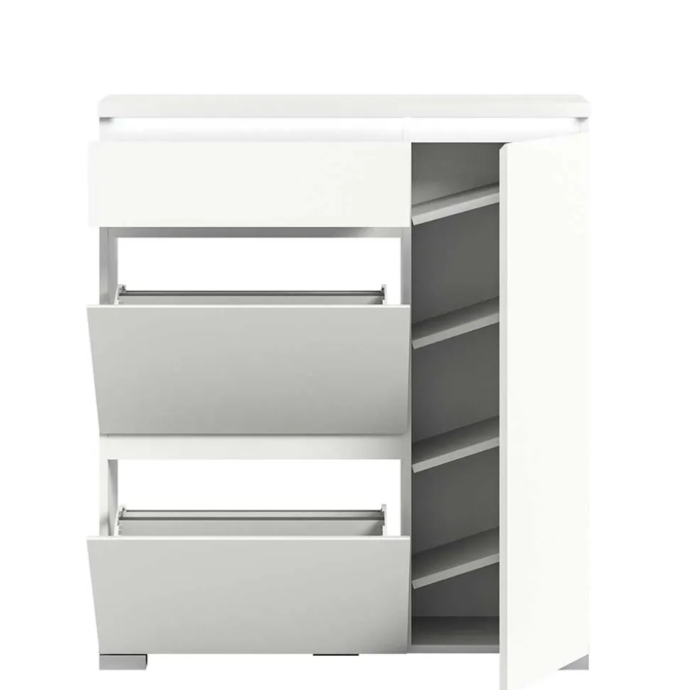 Weißer Schuh Schrank Filicudio