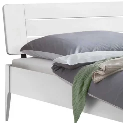 Weißes Bett 140x200 cm Zonga